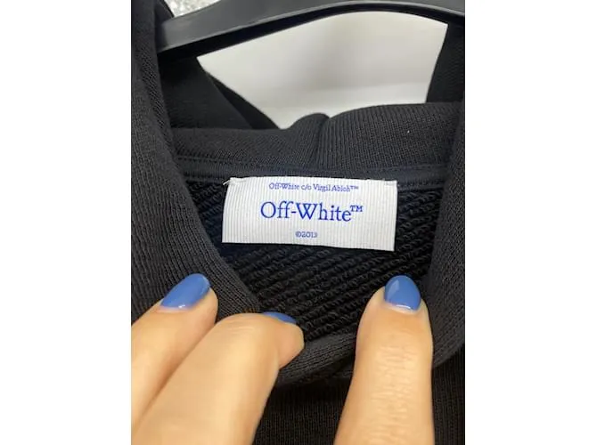 Off White OFF-WHITE Prendas de punto y sudaderas T.Internacional M Algodón Negro 