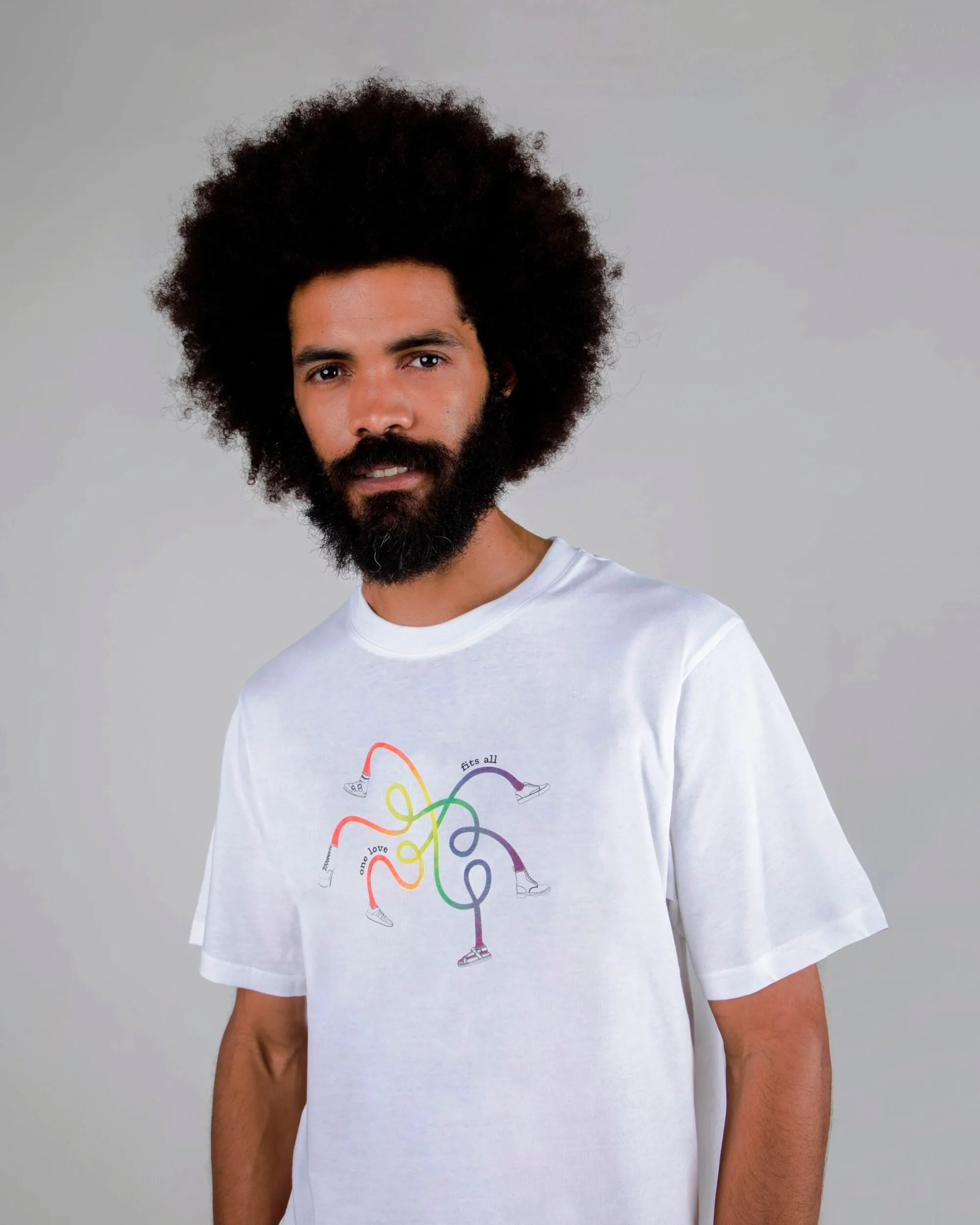 One Love Fits All T-shirt White