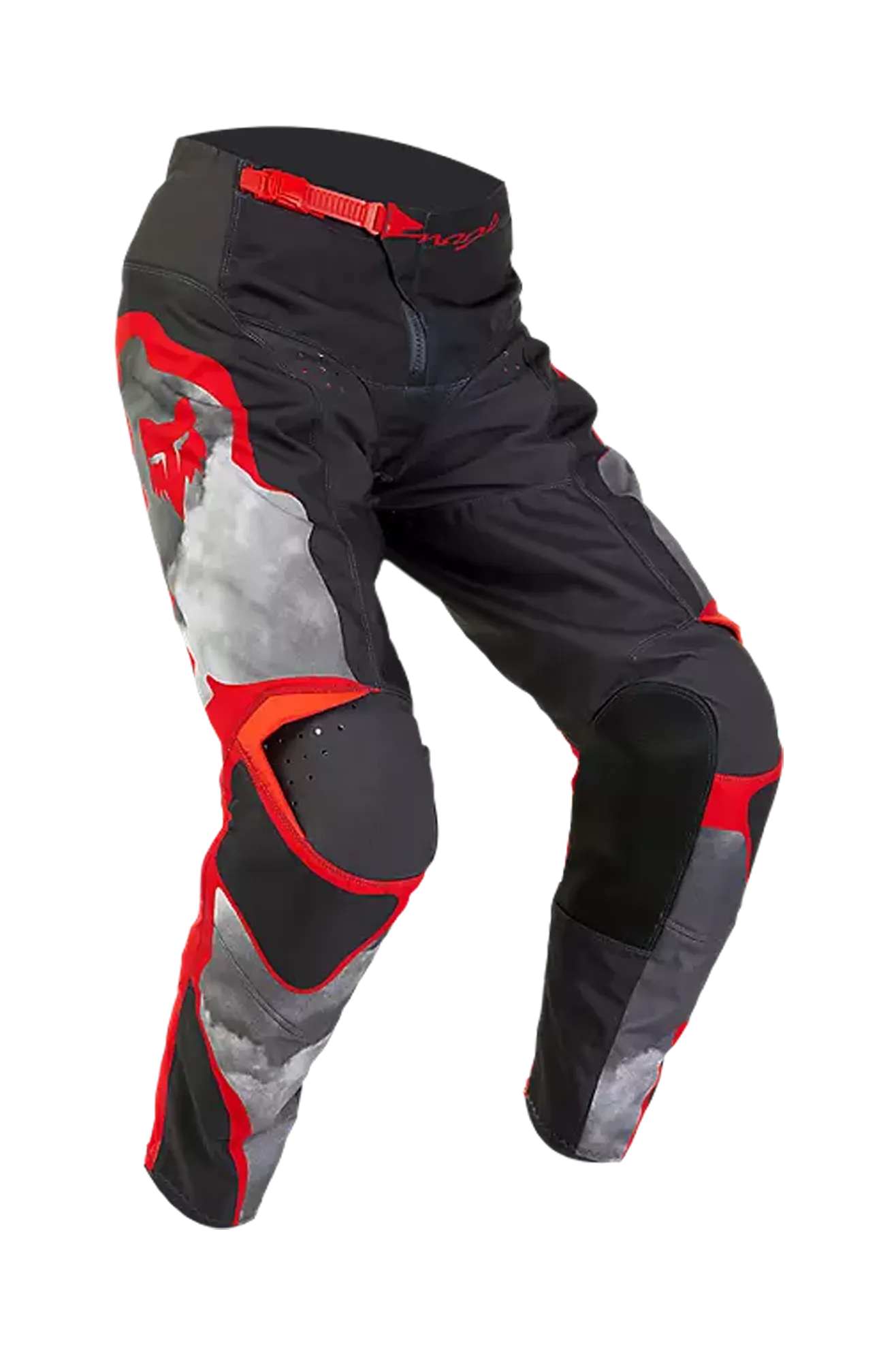 Pantalones de Cross FOX 180 Atlas Gris-Rojo