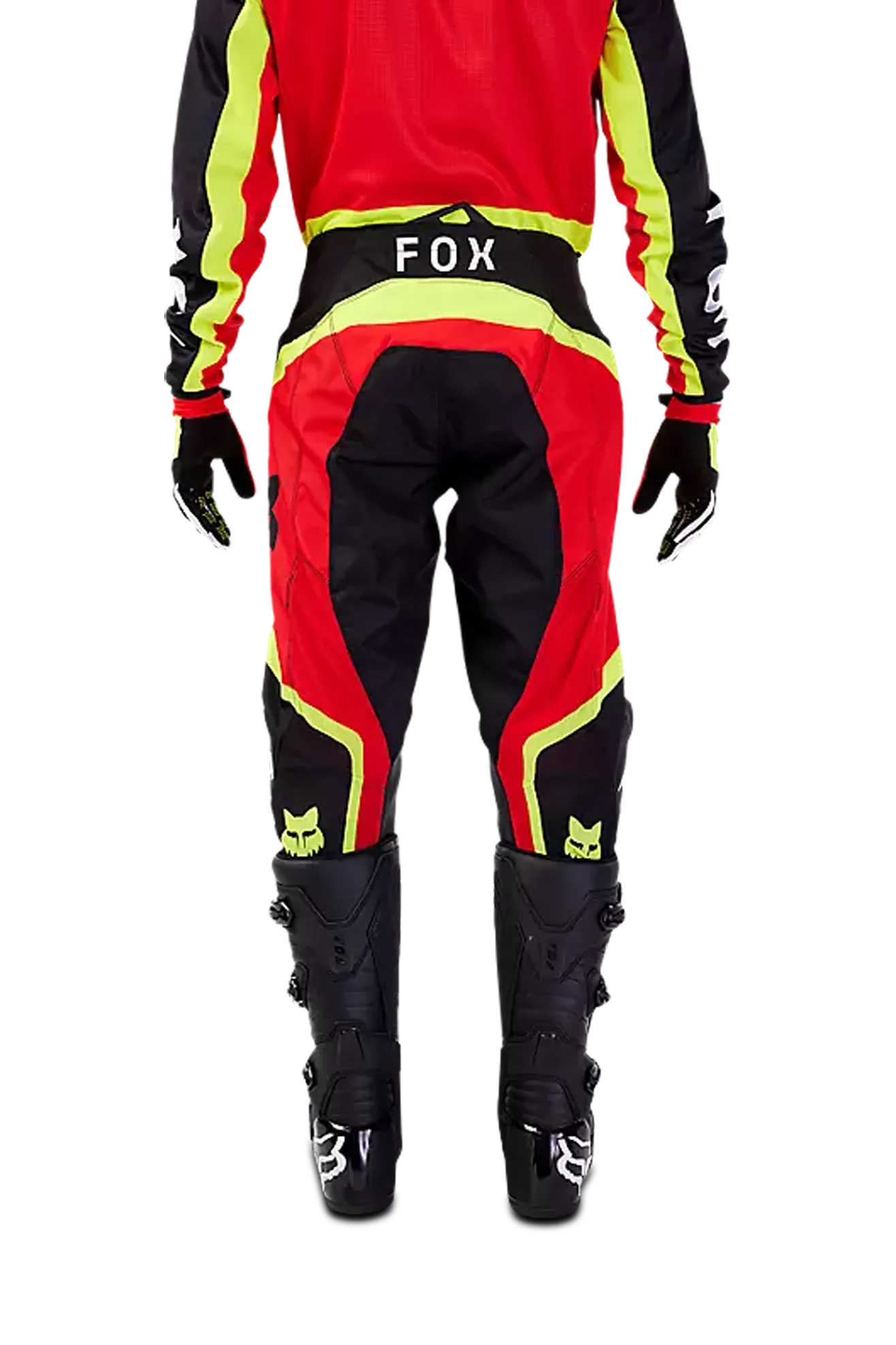 Pantalones de Cross Fox 180 Ballast Negro-Rojo