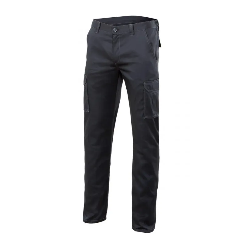 Pantalón industrial stretch multibolsillos de corte Slim Fit VELILLA Serie 103002S