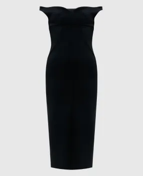 Philosophy di Lorenzo Serafini Black sheath dress