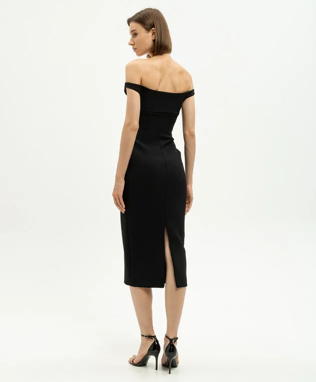 Philosophy di Lorenzo Serafini Black sheath dress