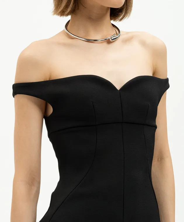 Philosophy di Lorenzo Serafini Black sheath dress