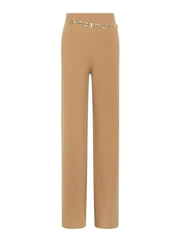 Rabanne Pantalón Casual - Camel