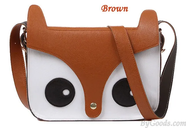  Retro Owl Fox  Messenger Handbags