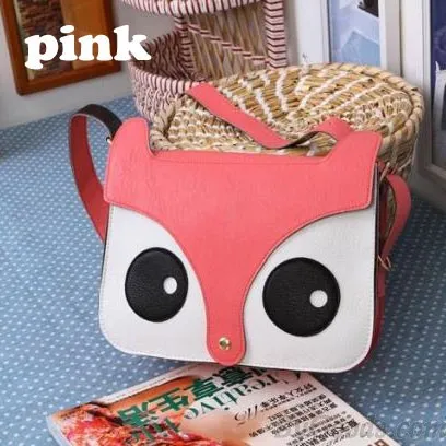  Retro Owl Fox  Messenger Handbags