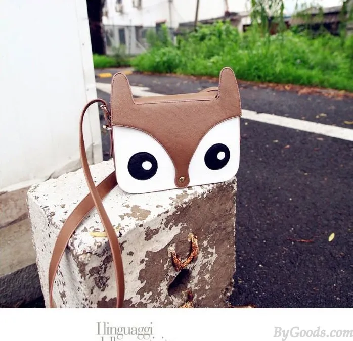  Retro Owl Fox  Messenger Handbags