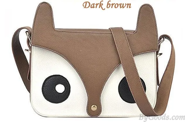  Retro Owl Fox  Messenger Handbags