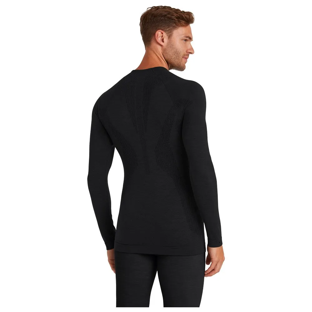 Ropa interior técnica Falke Wool Tech Longsleeve Black