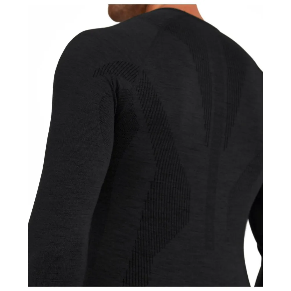 Ropa interior técnica Falke Wool Tech Longsleeve Black