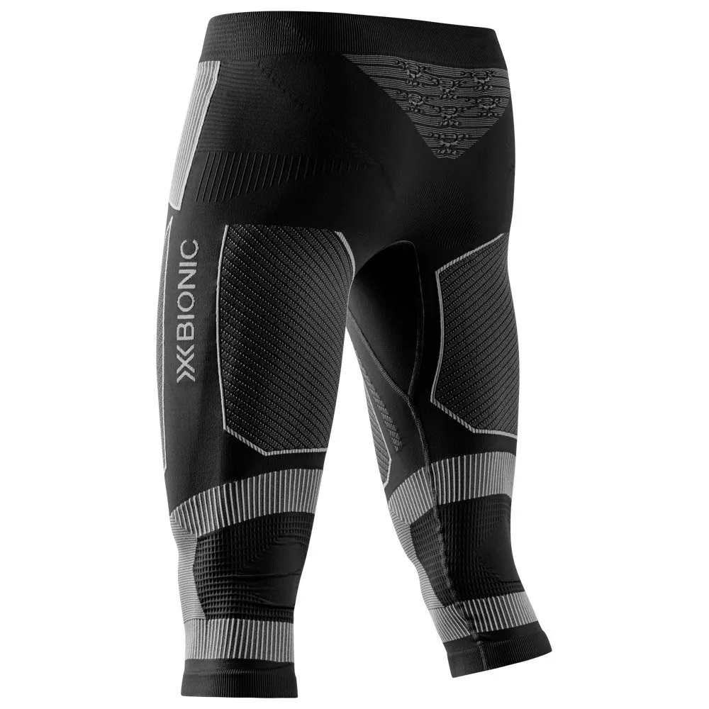 Ropa interior técnica X Bionic Code Energy Accumulator Light Pants 3/4 Black Light Grey