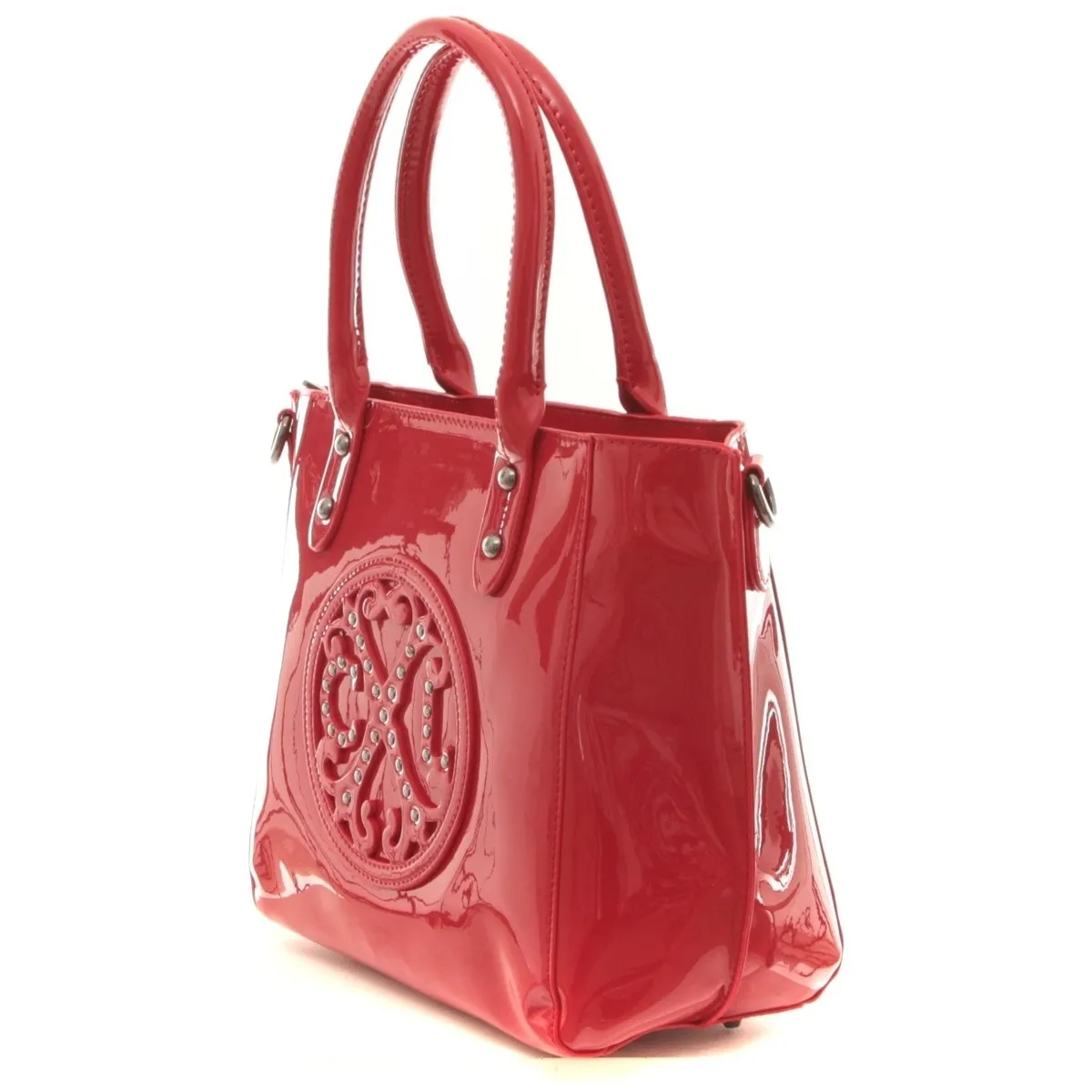 Sac Jonc Stud 3 rouge