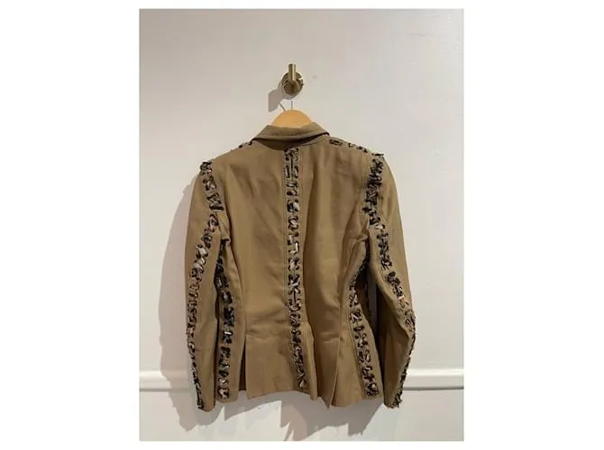 SAINT LAURENT Chaquetas T.Algodón S Internacional Castaño 