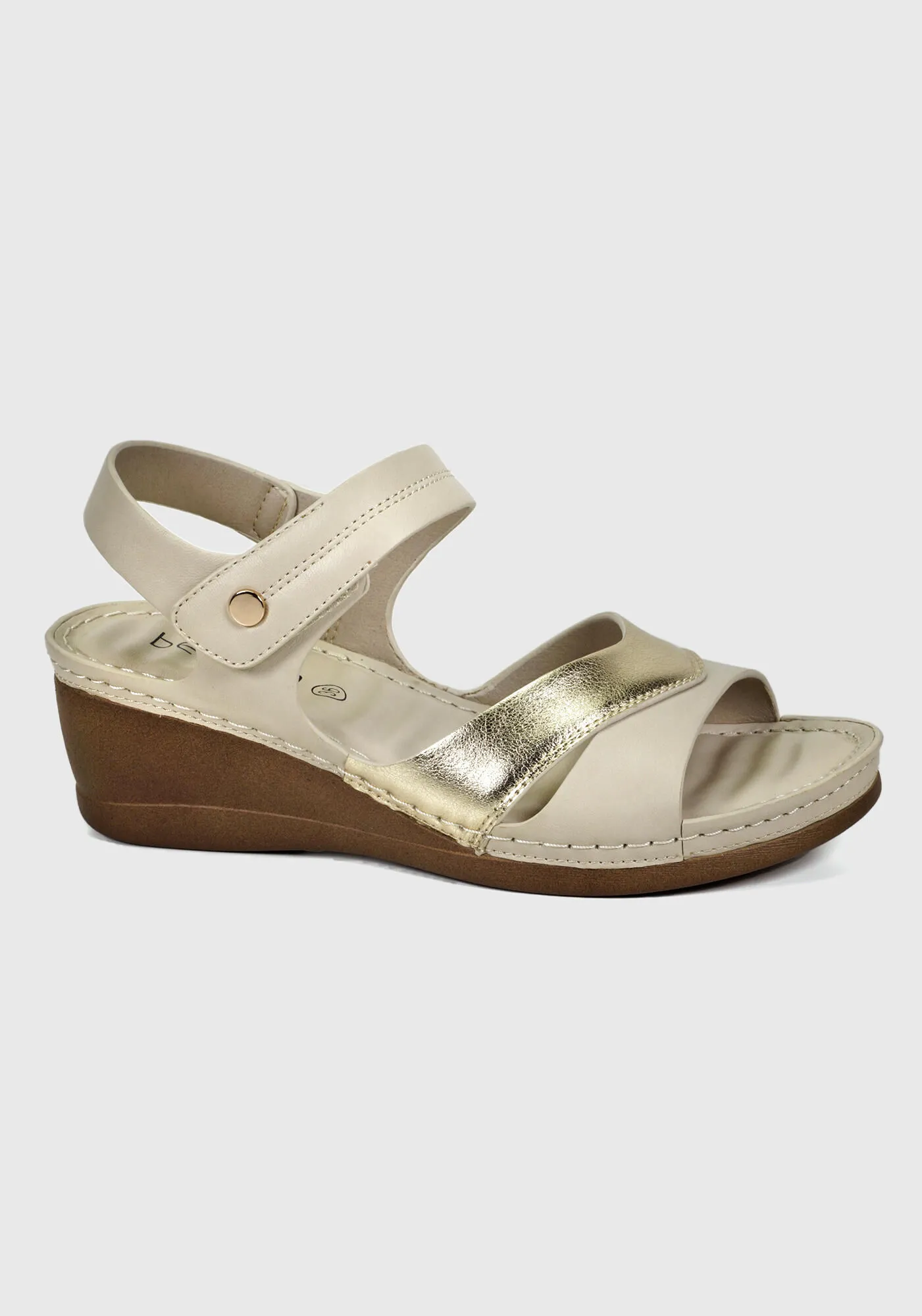 Sandalia Egeria Beige