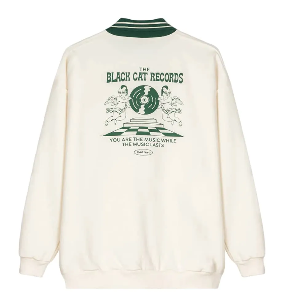 Sudadera Casual_Hombre_KAOTIKO Crew The Black Cat Angels