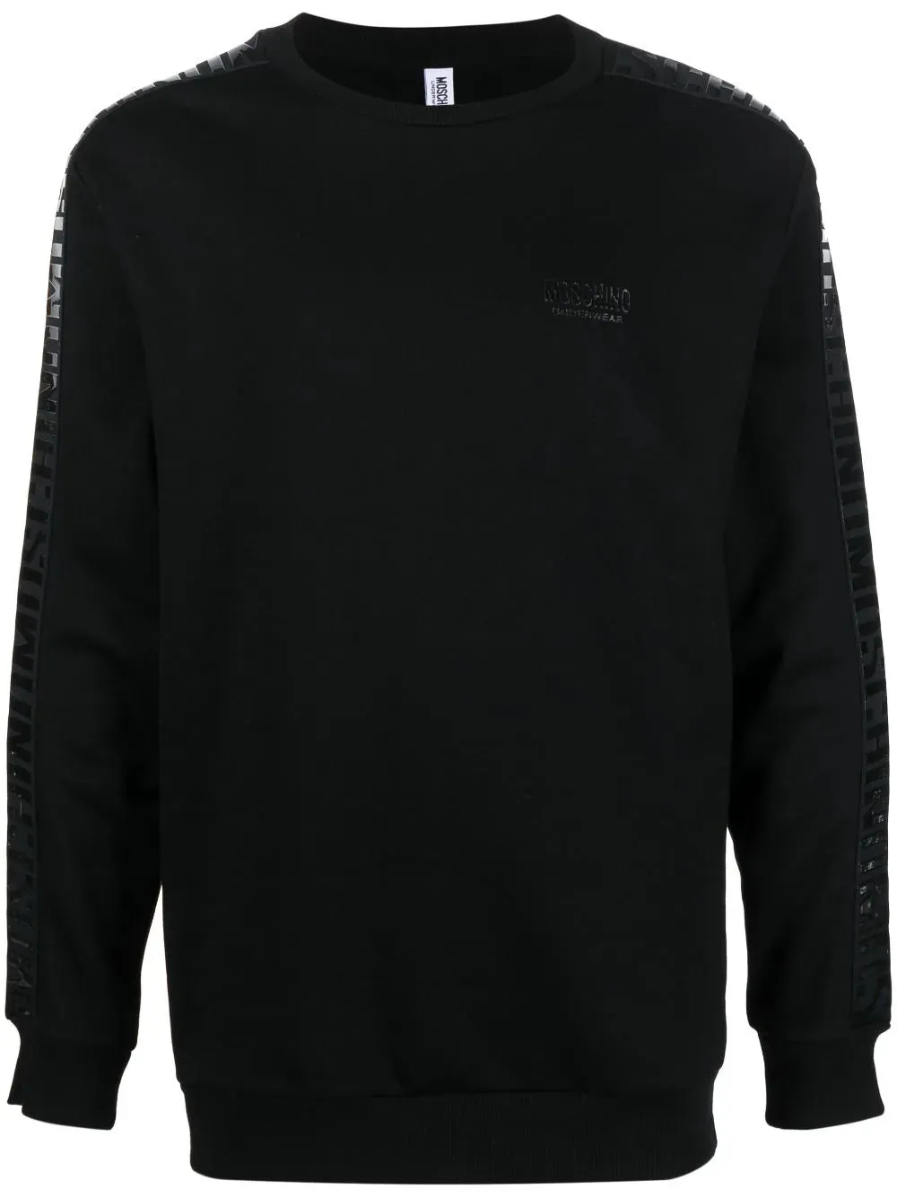 SUDADERA LOGOTIPO MANGA NEGRA