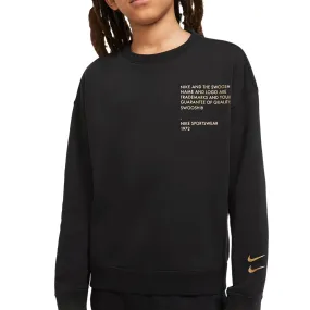 Sudadera niño Nike Swoosh Crew