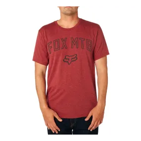 T-SHIRT FOX PASSED UP htr burgundy