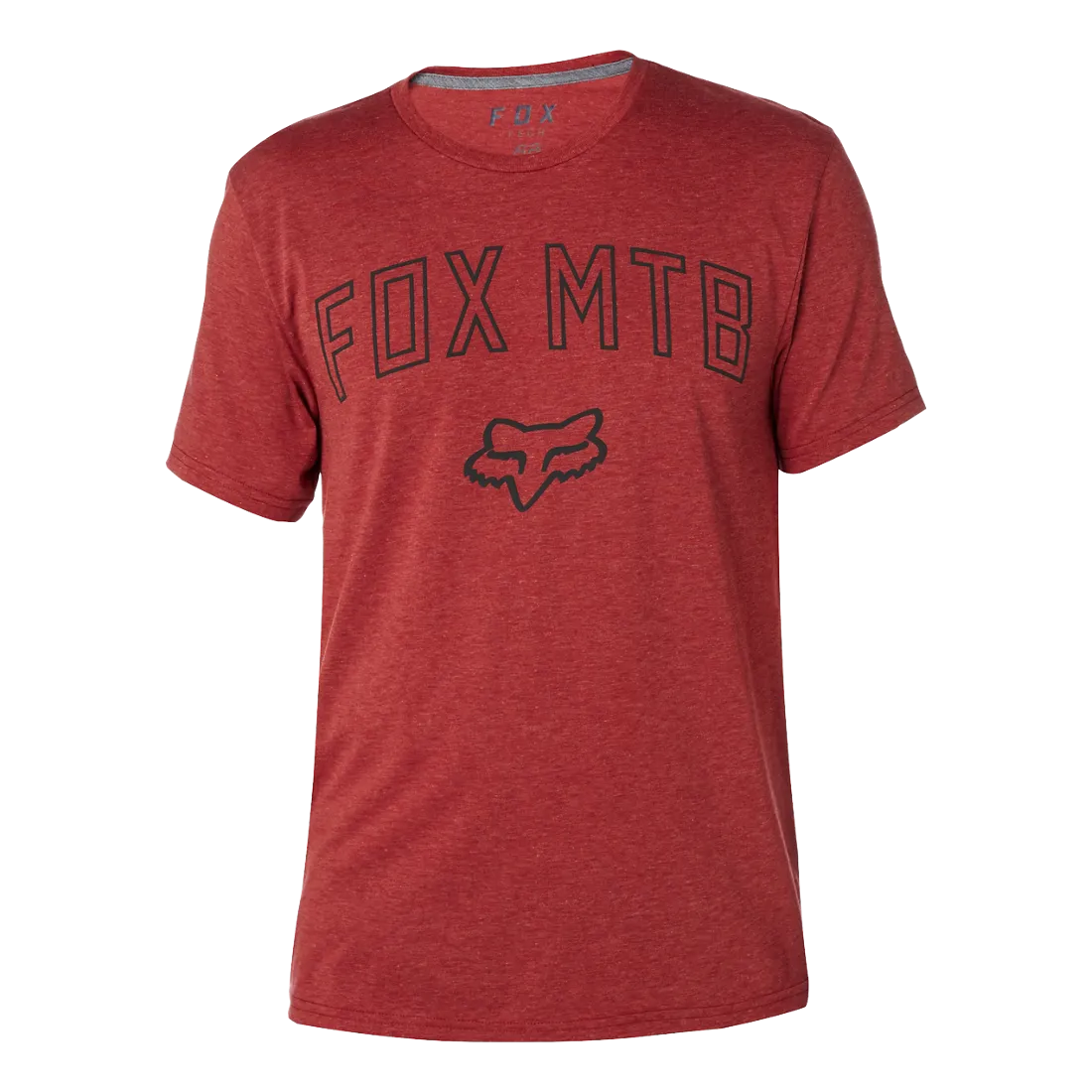 T-SHIRT FOX PASSED UP htr burgundy