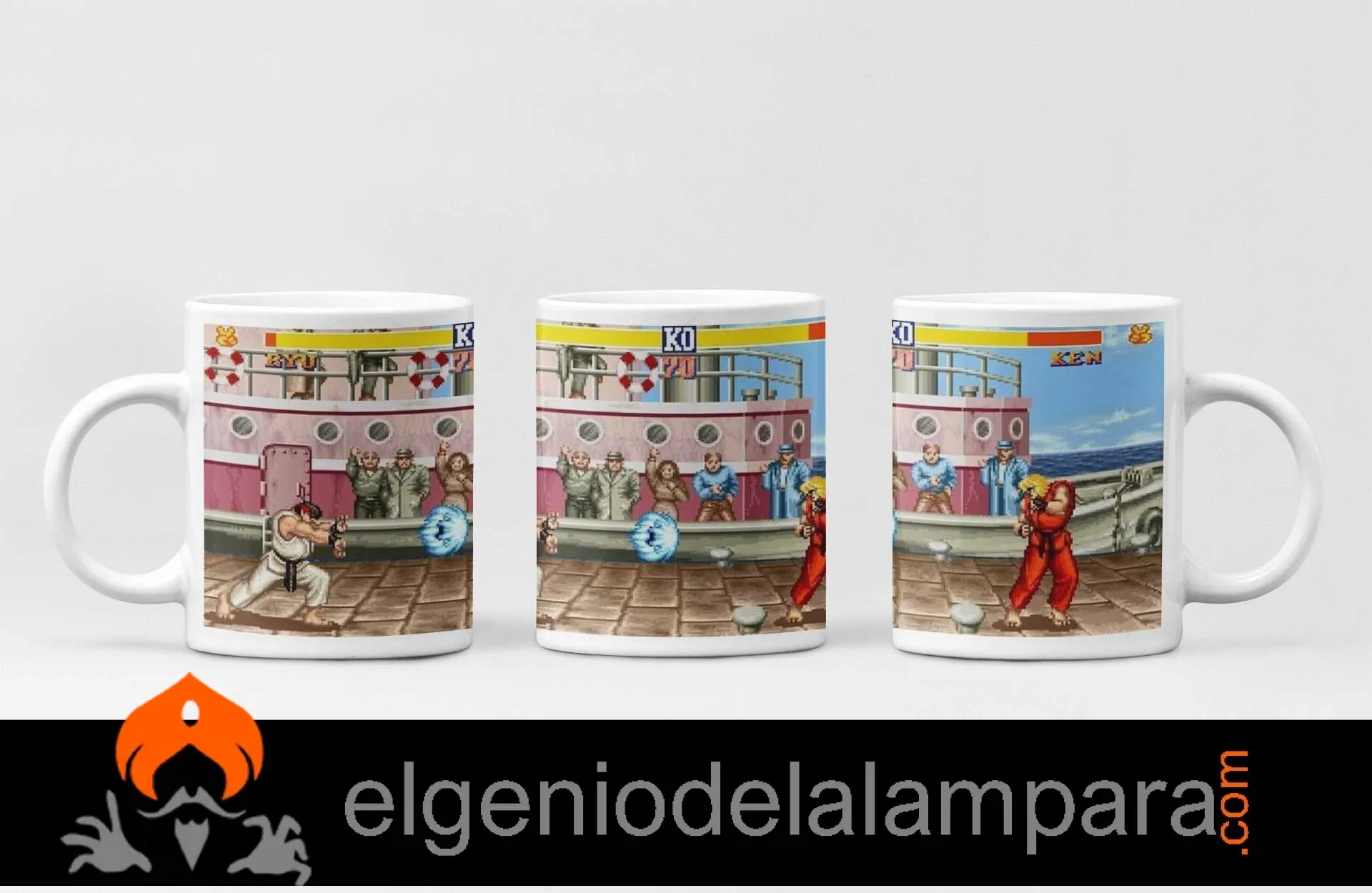 Taza Street Fighter partida