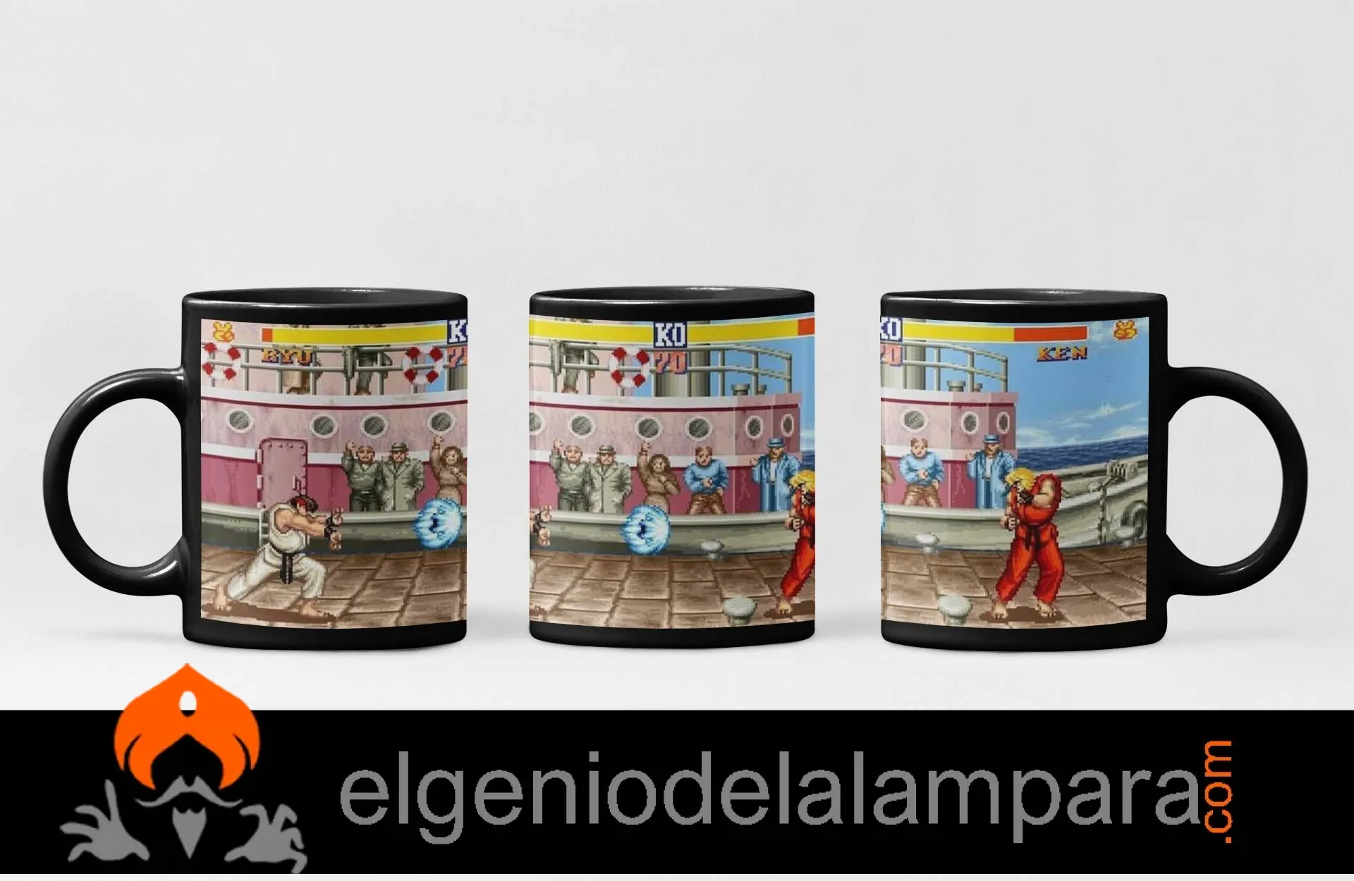 Taza Street Fighter partida