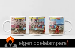 Taza Street Fighter partida