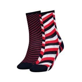 TOMMY HILFIGER Calcetines 831 NAVY/RED