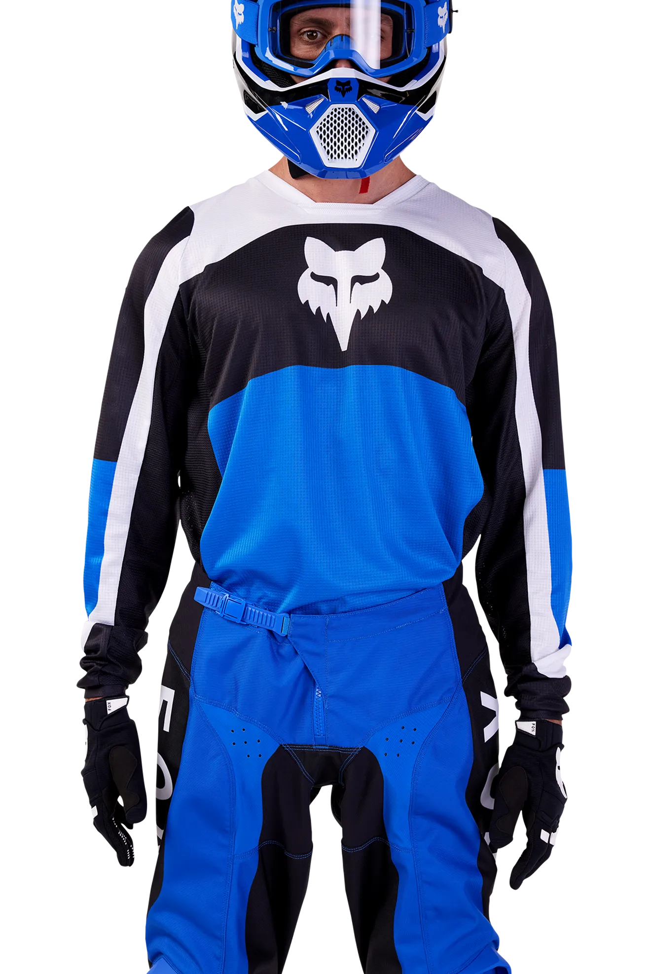 Traje de Cross FOX 180 Nitro Azul Maui