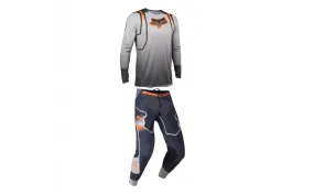 Traje Fox 360 Vizen Naranja Gris