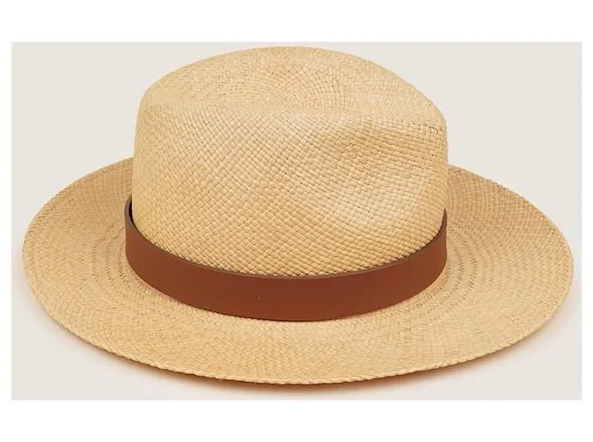 Valentino Garavani Sombrero Woven Vlogo Beige 