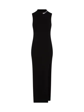 Vestido ' Knitted Sleeveless Maxi ' KARL LAGERFELD JEANS en Negro