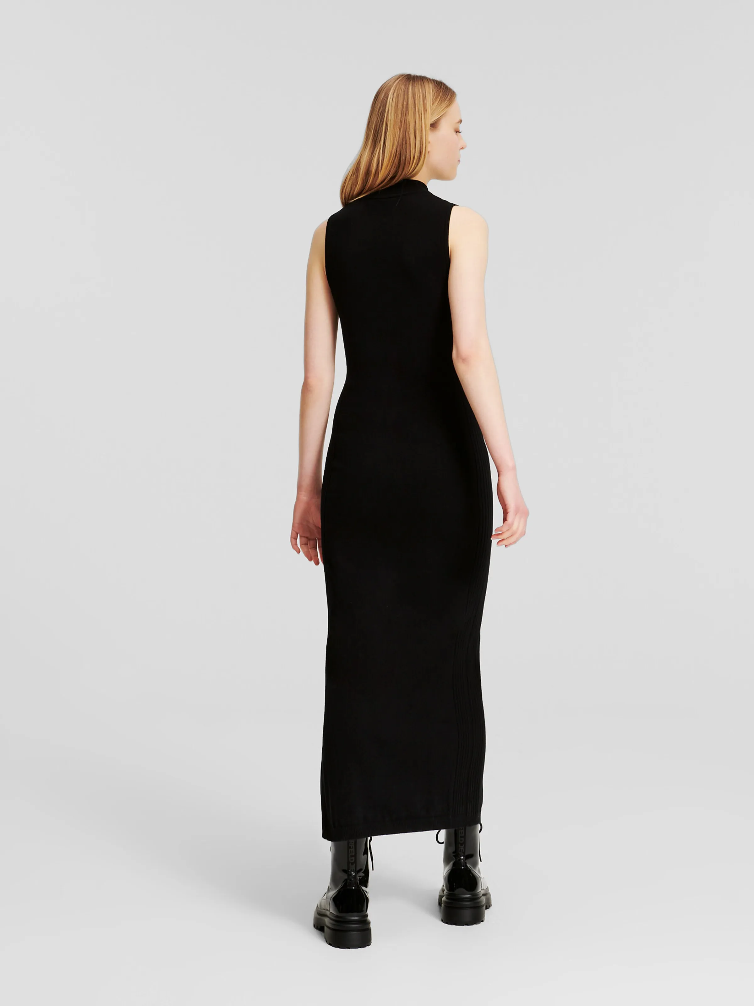 Vestido ' Knitted Sleeveless Maxi ' KARL LAGERFELD JEANS en Negro