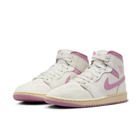 Women Air Jordan 1 Mid Sail/Orchid-Muslin