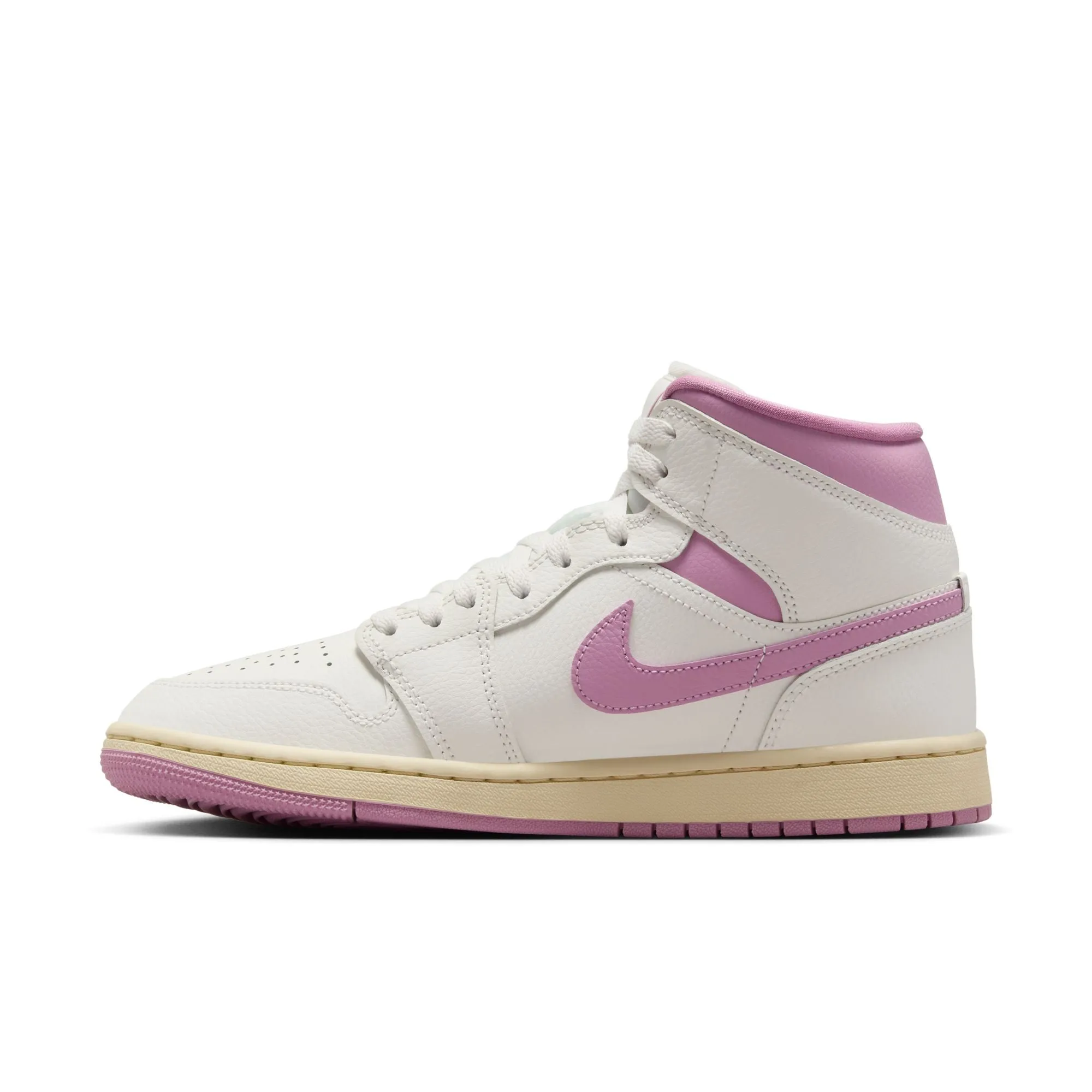 Women Air Jordan 1 Mid Sail/Orchid-Muslin