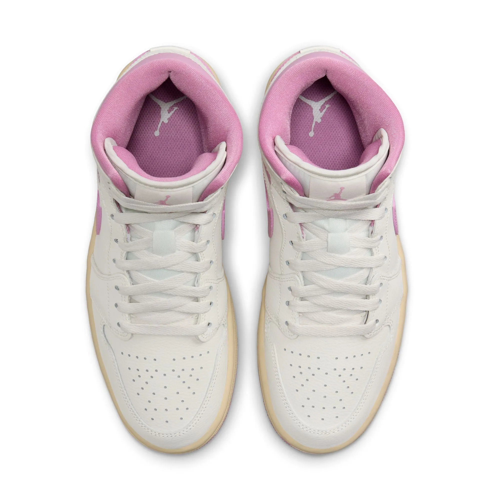 Women Air Jordan 1 Mid Sail/Orchid-Muslin