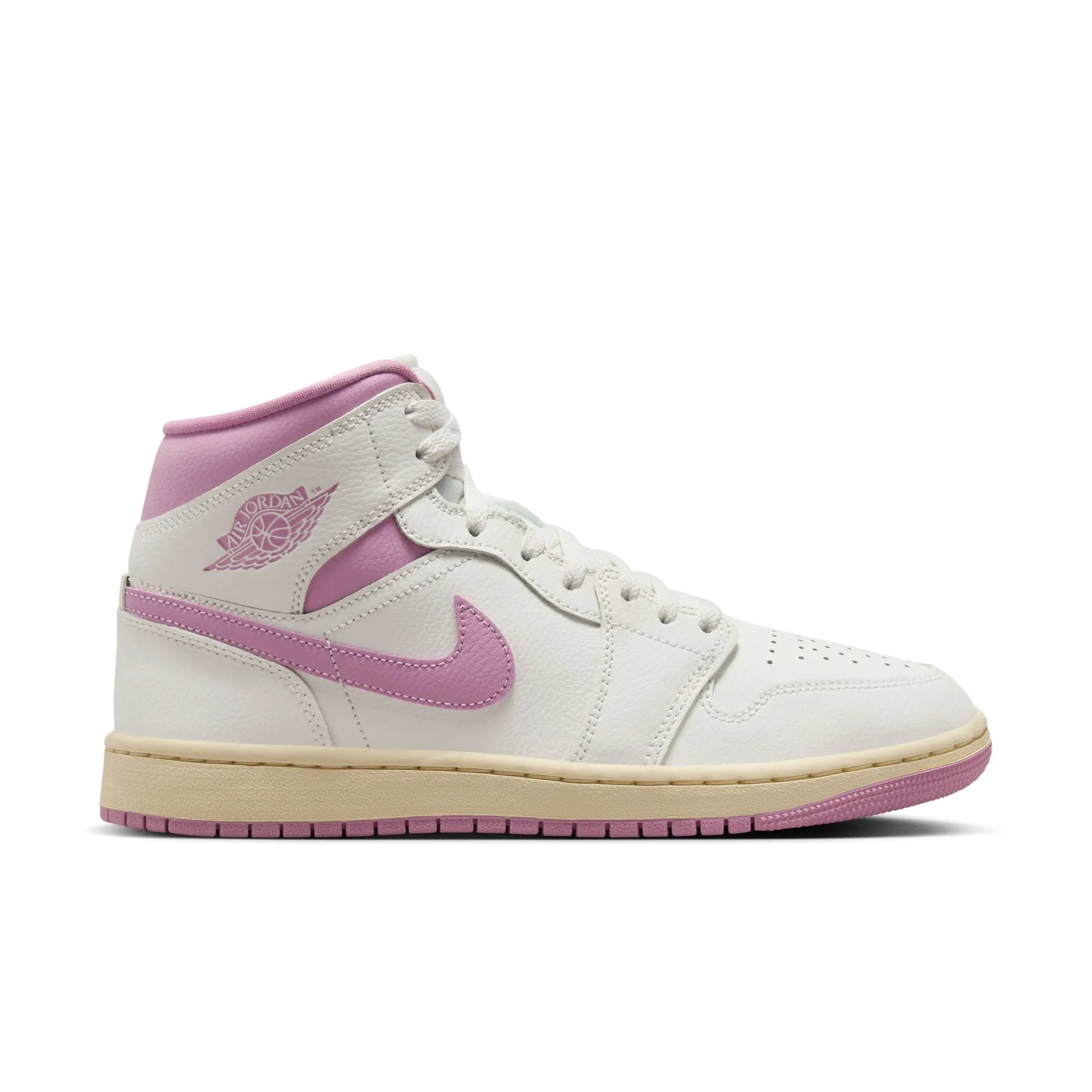 Women Air Jordan 1 Mid Sail/Orchid-Muslin