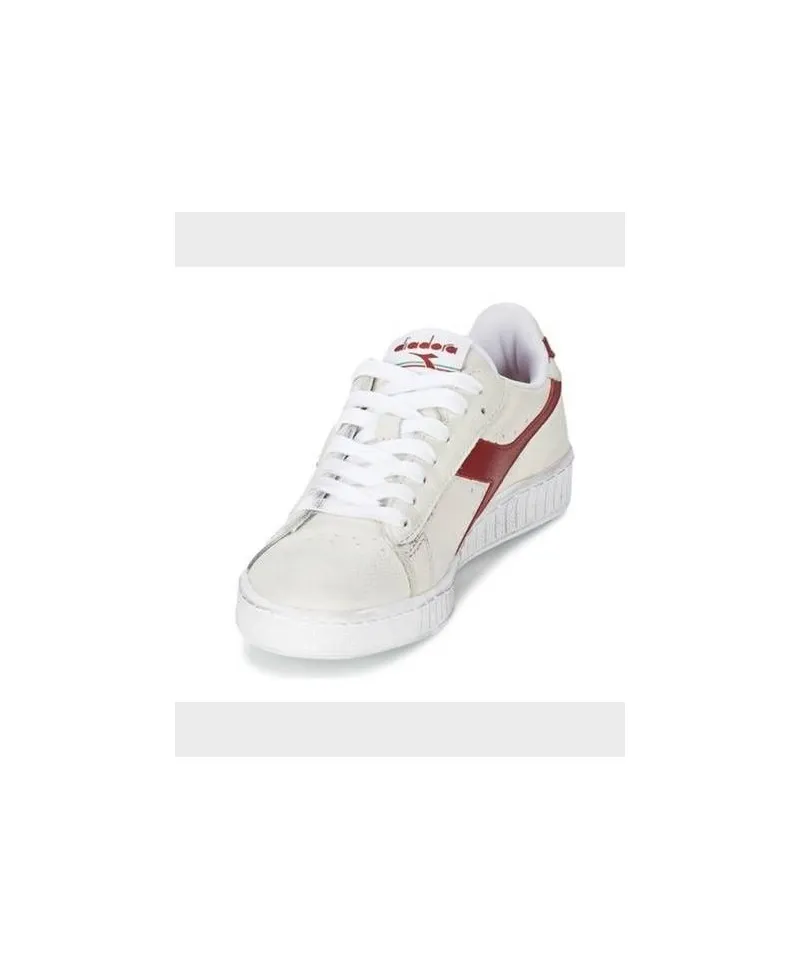 Zapatillas DIADORA Game Low Waxed Blanco Rojo