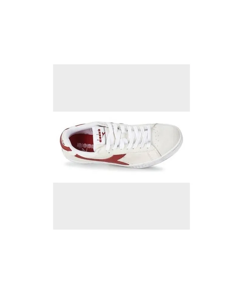 Zapatillas DIADORA Game Low Waxed Blanco Rojo